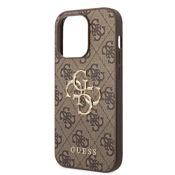 Guess 4G metal logo - iPhone 15 Pro Max tok - barna