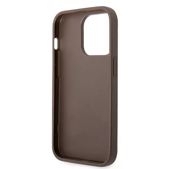 Guess 4G metal logo - iPhone 15 Pro Max tok - barna