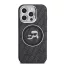 Karl Lagerfeld K&CH Heads Logo MagSafe - iPhone 15 Pro Max tok - Fekete