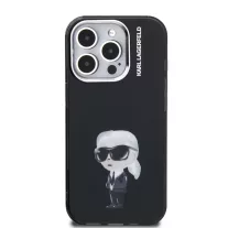   Karl Lagerfeld Aquarelle Karl - iPhone 15 Pro Max tok - Fekete