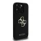 Guess grained 4G metal logo - iPhone 15 Pro Max tok - fekete