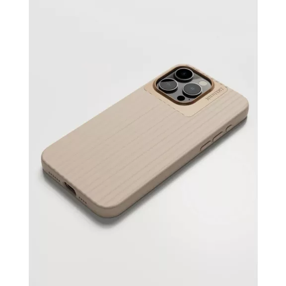 NUDIENT Bold Case - iPhone 15 Pro Max tok - Bézs