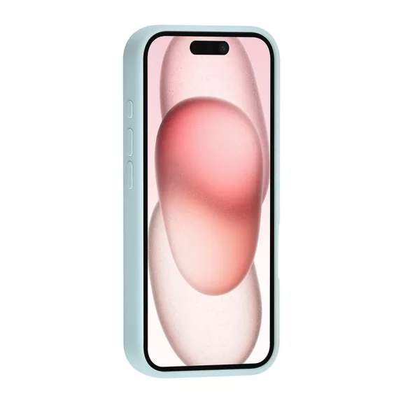 TUNIQ premium liquid szilikon - iPhone 16 tok - világos zöld