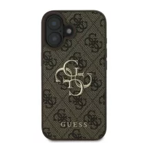 Guess 4G big metal logo - iPhone 16 tok - barna