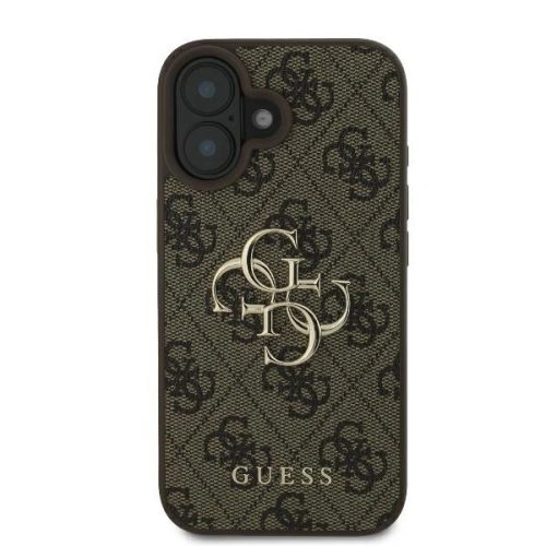 Guess 4G Big Metal Logo - iPhone 16 tok - Barna