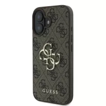 Guess 4G big metal logo - iPhone 16 tok - barna