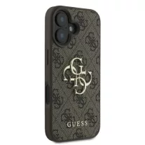 Guess 4G big metal logo - iPhone 16 tok - barna