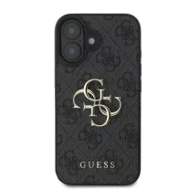 Guess 4G big metal logo - iPhone 16 tok - fekete