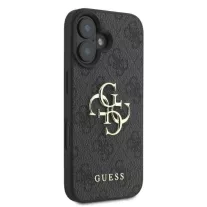 Guess 4G big metal logo - iPhone 16 tok - fekete