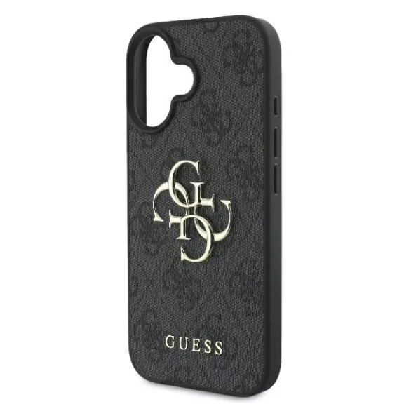 Guess 4G big metal logo - iPhone 16 tok - fekete