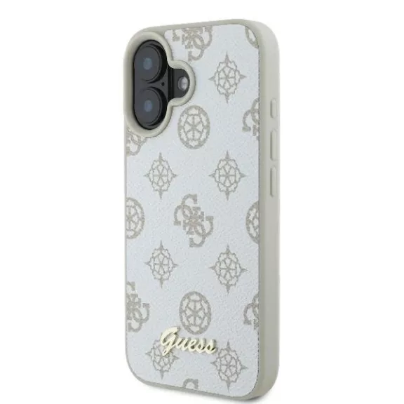Guess peony script logo MagSafe - iPhone 16 tok - fehér