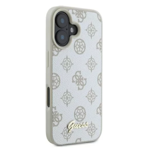 Guess peony script logo MagSafe - iPhone 16 tok - fehér