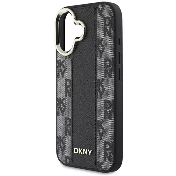 DKNY checkered pattern MagSafe - iPhone 16 tok - fekete