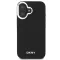 DKNY plain silver logo MagSafe - iPhone 16 tok - fekete
