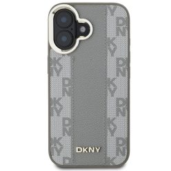 DKNY checkered pattern MagSafe - iPhone 16 tok - bézs