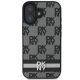 DKNY Chekered Pattern - iPhone 16 tok - Fekete