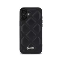 Guess Quilted - iPhone 16 tok - fekete