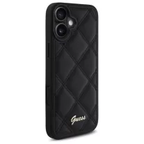 Guess Quilted - iPhone 16 tok - fekete