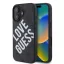 Guess leather 4G big love logo MagSafe - iPhone 16 tok - fekete