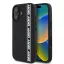 DKNY 3D rubber repeat logo line - iPhone 16 tok - fekete
