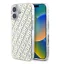Karl Lagerfeld electroplated repeated logo - iPhone 16 tok - arany 