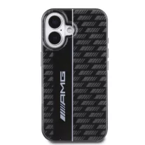 AMG Carbon Pattern - iPhone 16 tok - Fekete
