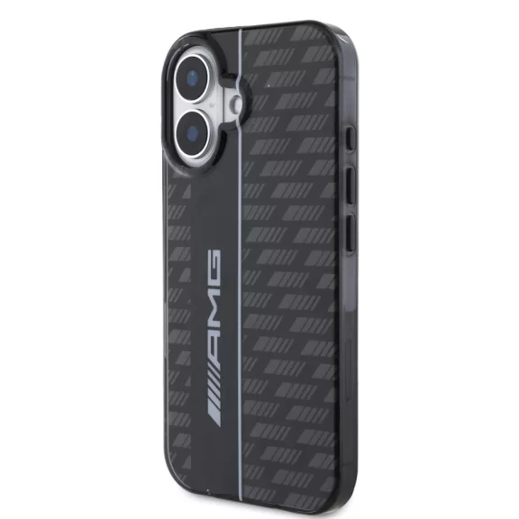 AMG Carbon Pattern - iPhone 16 tok - Fekete