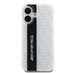 AMG Carbon Pattern - iPhone 16 tok - Fehér