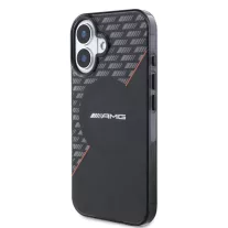 AMG Rhomb MagSafe - iPhone 16 tok - Fekete/Piros