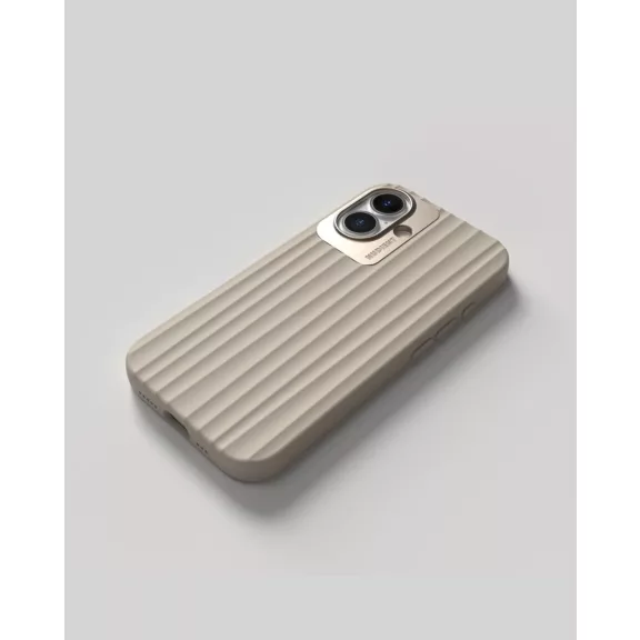 NUDIENT Bold Case - iPhone 16 tok - Bézs
