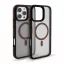MAGARMOR MagSafe szilikon tok - iPhone 16 Pro - Barna