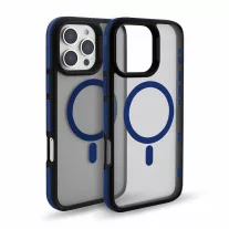 MAGARMOR MagSafe szilikon tok - iPhone 16 Pro - Kék