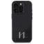 Karl Lagerfeld shadow metal initial MagSafe - iPhone 16 Pro tok - fekete