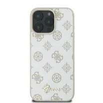 Guess peony script logo MagSafe - iPhone 16 Pro tok - fehér