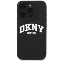 DKNY white printed logo MagSafe - iPhone 16 Pro tok - fekete
