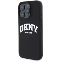 DKNY white printed logo MagSafe - iPhone 16 Pro tok - fekete