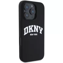 DKNY white printed logo MagSafe - iPhone 16 Pro tok - fekete