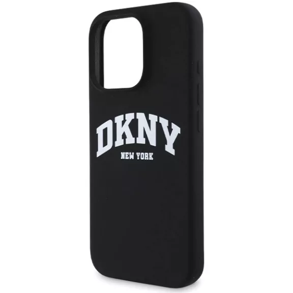 DKNY white printed logo MagSafe - iPhone 16 Pro tok - fekete