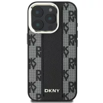 DKNY checkered pattern MagSafe - iPhone 16 Pro tok - fekete