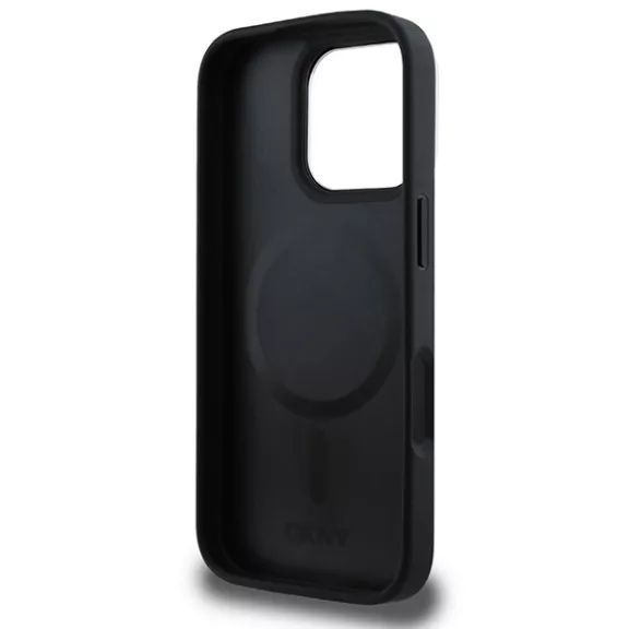 DKNY checkered pattern MagSafe - iPhone 16 Pro tok - fekete