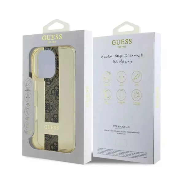 Guess middle 4G stripe - iPhone 16 Pro tok - barna