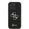 Guess fixed glitter 4G metal logo - iPhone 16 Pro tok - fekete