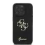 Guess fixed glitter 4G metal logo - iPhone 16 Pro tok - fekete