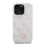 Guess 4G strass triangle metal logo - iPhone 16 Pro tok - rózsaszín