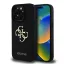 Guess grained 4G metal logo - iPhone 16 Pro tok - fekete