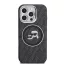 Karl Lagerfeld K&CH Heads Logo MagSafe - iPhone 16 Pro tok - Fekete