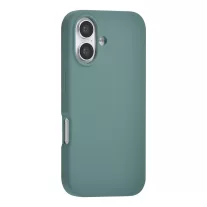   TUNIQ premium liquid szilikon - iPhone 16 Plus tok - sötét zöld