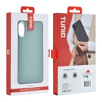   TUNIQ premium liquid szilikon - iPhone 16 Plus tok - sötét zöld