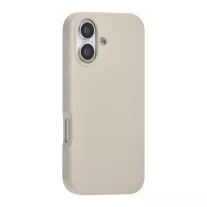 TUNIQ premium liquid szilikon - iPhone 16 Plus tok - bézs