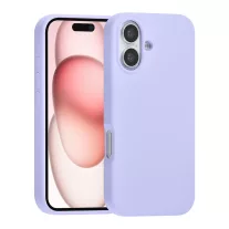 TUNIQ premium liquid szilikon - iPhone 16 Plus tok - lila